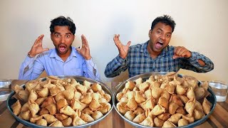 🔥 Extreme Chicken Samosa Eating Challenge 🥟 | Who Can Eat the Most? | Food Challenge India 🇮🇳