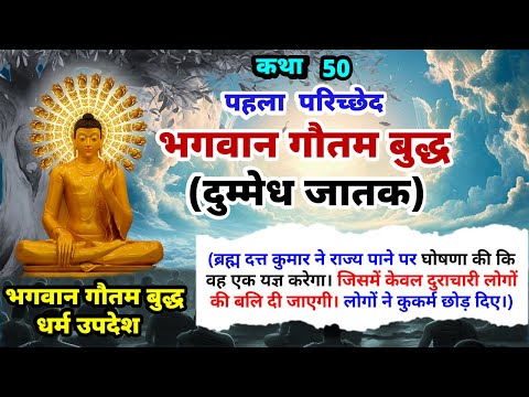 भगवान गौतम बुद्ध दुम्मेध जातक कथा | भगवान बुद्ध जातक कथाएं | Jatak Katha in Hindi | Buddha Amrit #50