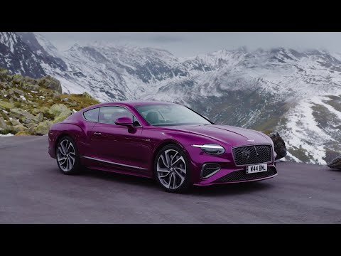 The new Bentley Continental GT Design Preview in Magenta