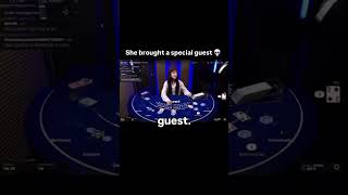 She brought a special guest 💀￼