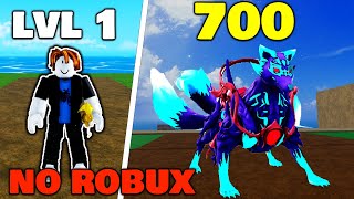 Blox Fruits Noob to MAX Level With NO ROBUX [HINDI]