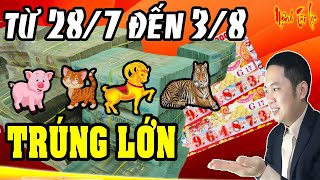 CHÚC MỪNG 4 Con Giáp ĐỔI ĐỜI Nhờ Trúng Đậm Số  Đỏ Hơn Son Cầm Tay Tiền Tỷ Reo Hò Sung Sướng