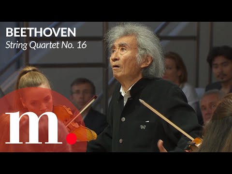 Late great maestro Seiji Ozawa conducts Beethoven's String Quartet No. 16