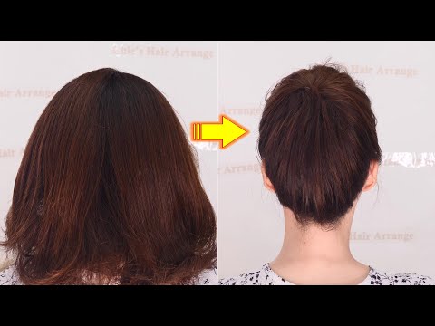 【ミディアムヘア＆ロングヘア向け】超簡単❣️ ヘアゴムとネジピンだけで作るアップスタイル