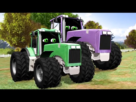 Wheels on the Tractor Nursery Rhyme & More Baby Songs