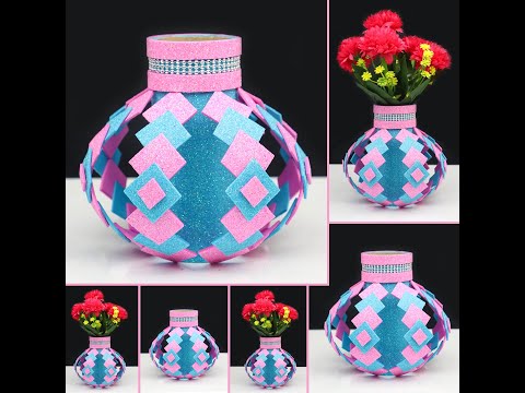 Beautiful flower vase making | flower vase