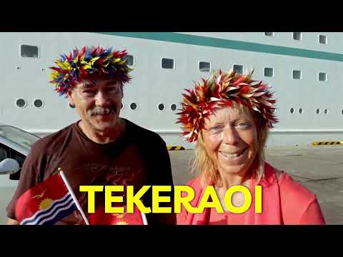 TARAWA, Kiribati Cruise Ship Visit