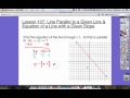 Understanding Parallel Lines and Slope-Intercept
