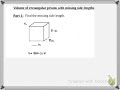 Finding Dimensions of Rectangular Prisms
