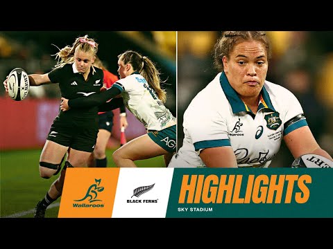 Black Ferns v Wallaroos Highlights | Test Match