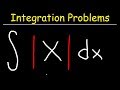 Integration of Absolute Value of X