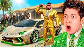 Jugando como el HOMBRE más FAMOSO y FUERTE de GTA 5! 😎💵 (Mods)