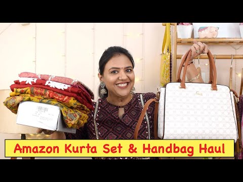 Amazon Kurta Set & Handbag Haul #stylingwithshipra #amazon