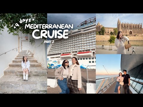 raw weekly vlog inside the cruise ship, walking tour of italy & spain, food trip!