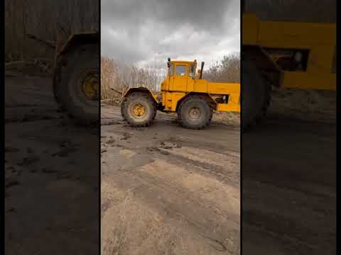 Кировец вытаскивает прицеп!💪🏼🚜 #сельскоехозяйство #трактор #тракторист #кировец #мтз #фермер