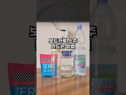 발리에서 보드카로 소주를 만들어봤더니