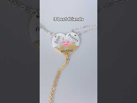 How many best friends you have? #bff #besties #necklace