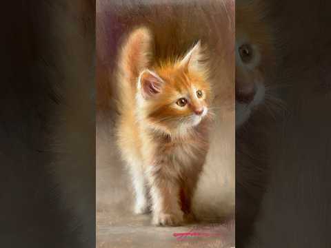 Котенок маслом #творчество #живопись #современнаякартина #art #искусство #painting #художник