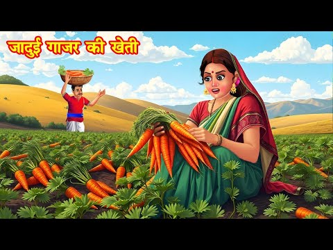 जादुई गाजर की खेती | jadui gajjar ki kheti | Jadui kahaniya | stories in hindi | kahani