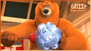 Target Bear | Grizzy & the lemmings | 25' Compilation | 🐻🐹 Cartoon for Kids