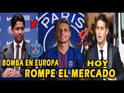 PRENSA MUNDIAL¡¡JAMES RODRIGUEZ A ESPAÑA REVIENTA PSG OFERTON POR RICHARD RIOS