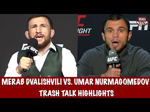 Merab Dvalishvili vs. Umar Nurmagomedov Trash Talk Highlights UFC 311