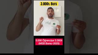 Burs Verilen Bölümler - MEB BURSU 2025 (3.000₺ Geri Ödemesiz) Karşılıksız Burs #burs #yks #tercih