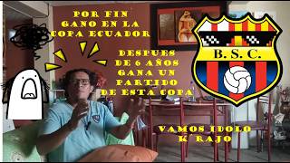 Insutec vs Barcelona Copa Ecuador 16avos Reaccion