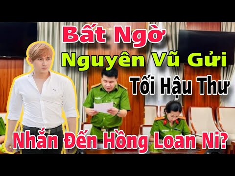 Bất Ngờ Nguyên Vũ Tới Công Chuyện Làm Việc Với CA TPHCM Khẳng Định Hồng Loan Ni Mãi Là Anh Em