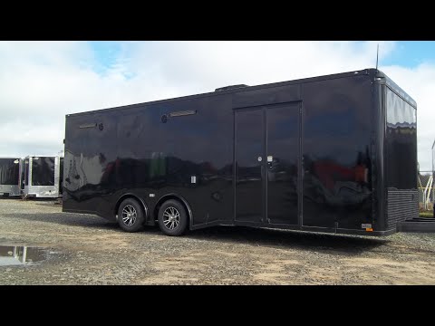 Enclosed 8 x 24 race ready blackout walk around car...