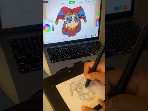 Pomni in Roblox.. #art #roblox #shorts