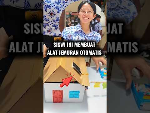 Siswi Ini Telah Membuat Jemuran Otomatis Bikin Warganet Kagum #shorts #trendingshorts #technology