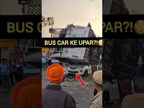 Bus Car Par Gir Gayi ๐ณ Aage Kya Hua?! #shorts #punjab