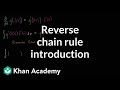 Understanding the Chain Rule and Reverse Chain Rule