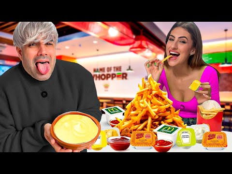 Probamos TODAS las SALSAS DE McDONALDS vs BURGER KING ¿Cual es mejor?