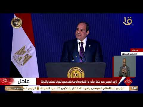 الرئيس السيسي: وقف إطلاق النار في غزة شاهدا حيا على مساعي مصر وسنسعى لتنفيذ الاتفاق بالكامل