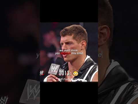 The Rock & Cody Rhodes Then vs Now 🥹 Edit