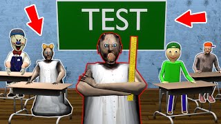 Granny vs Little Granny and Ice Scream vs School - funny horror animation (30 mins of fun)