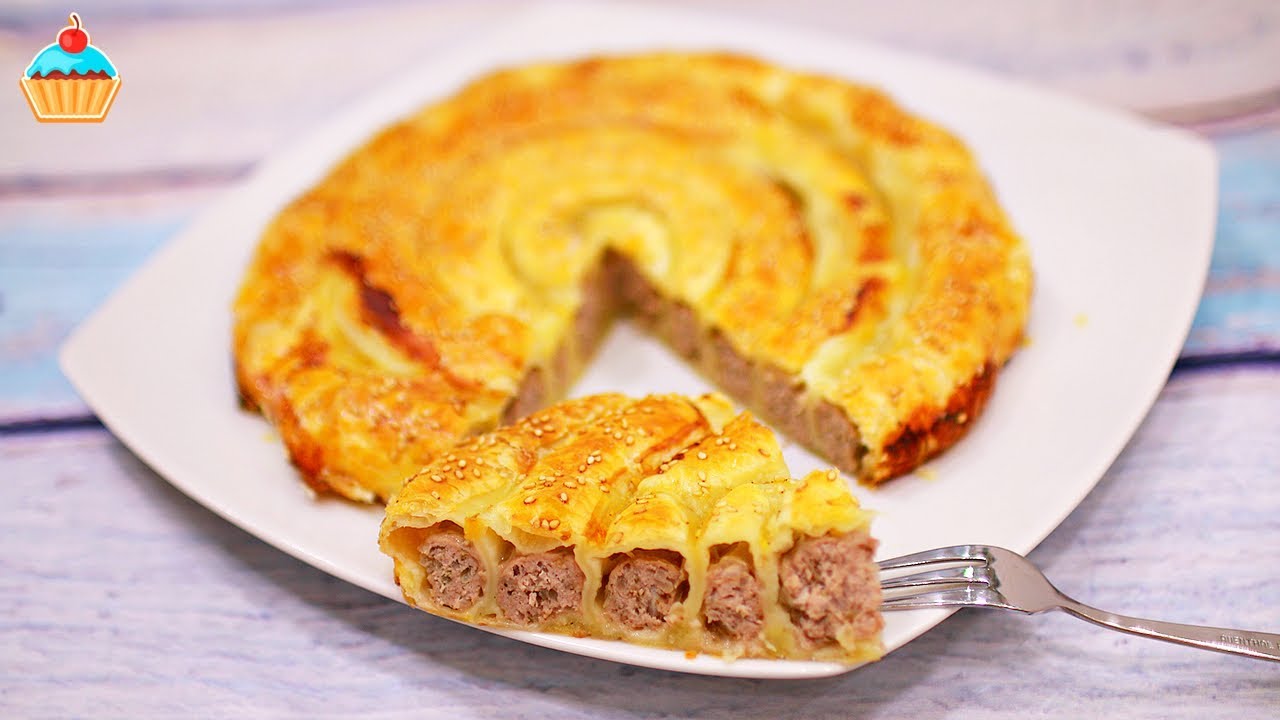 БЫСТРЫЙ ПИРОГ С МЯСОМ УЛИТКА