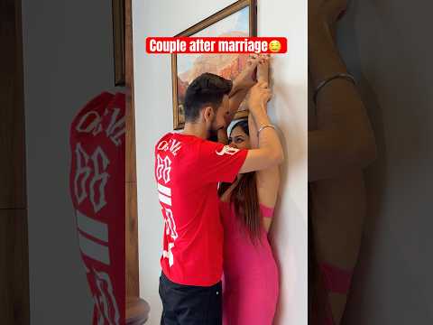 Couple after marriage🤤 #youtubeshorts #shorts #ytshorts #couple #saasbahu #marriage #simrit