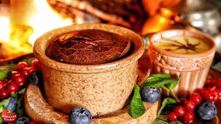❄️ Abandoned Cabin Lava Cake 🍰 – Winter Forest Primitive Cooking!