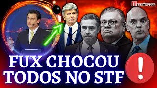 Informação de Bastidores ⛔ Ministros do STF estão chocados com Fux