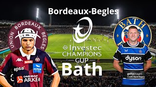 Match Champions Cup UBB Bath