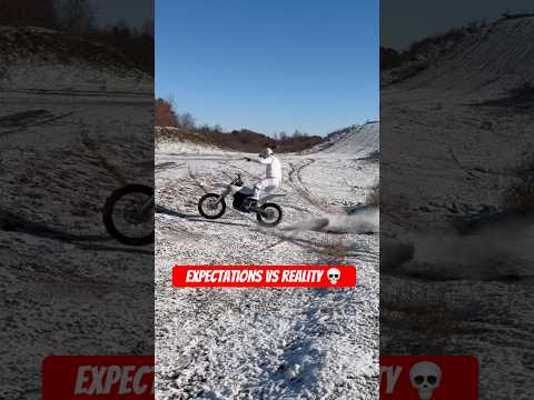 How snow riding is SUPPOSED to go VS how it ACTUALLY goes! 💀