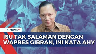 Respons AHY soal Isu Tak Salaman Dengan Wapres Gibran | KOMPAS MALAM