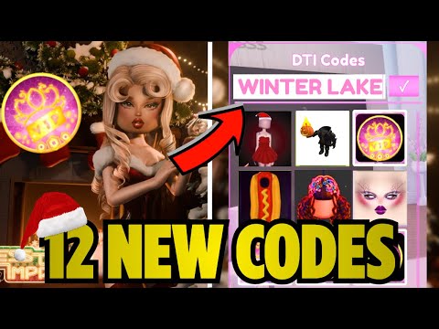 *NEW* ALL WORKING CODES FOR DRESS TO IMPRESS DECEMBER 2024! ROBLOX DTI CODES WINTER ⛄