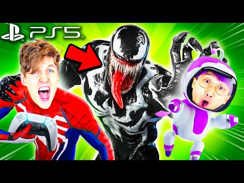 BEST PS5 GAMES ON YOUTUBE! *5 HOUR MARATHON* (ASTRO BOT, SPIDERMAN, & MORE!!!)