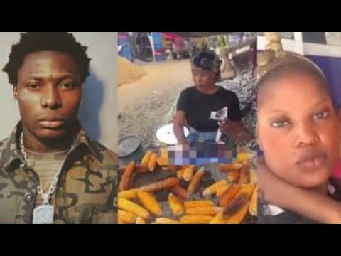"Asake na mumu man"- Reactions as Asake’s aleged babymama is seen roasting Corn on Street.