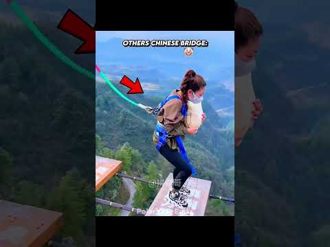 Chinese Sky Bridge Challenge💀