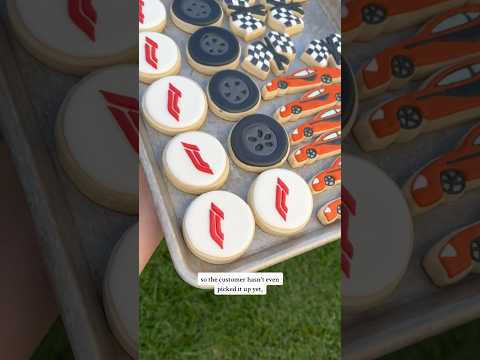 McLaren/F1 cookies! #f1 #formula1 #cookiedecorating #cookies #mclaren #racing #royalicing #baking